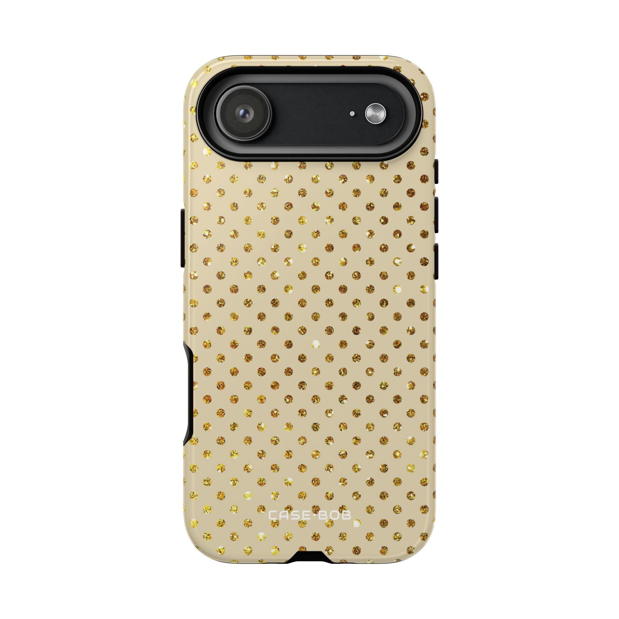 Gold Sparkle Grid iPhone 17 Air Case - Tough - CASE•BOB