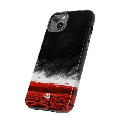 Crimson Horizon · Tough Phone Case for iPhone · Black