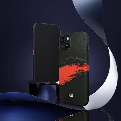 Crimson Raptor Noir · Tough Phone Case for iPhone · Black