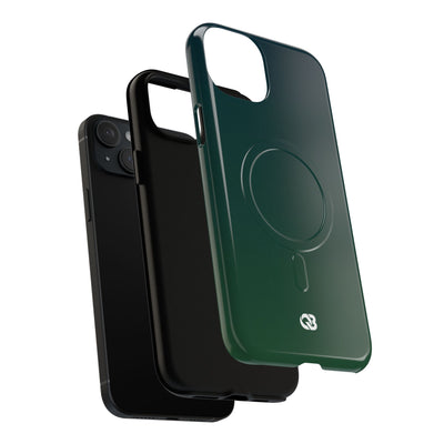 Green Tough 2.0 Magsafe Phone Case for iPhone - Midnight Pine Horizon