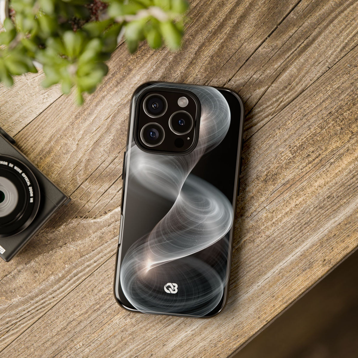 Luminous Vortex · Tough Phone Case for iPhone · Black