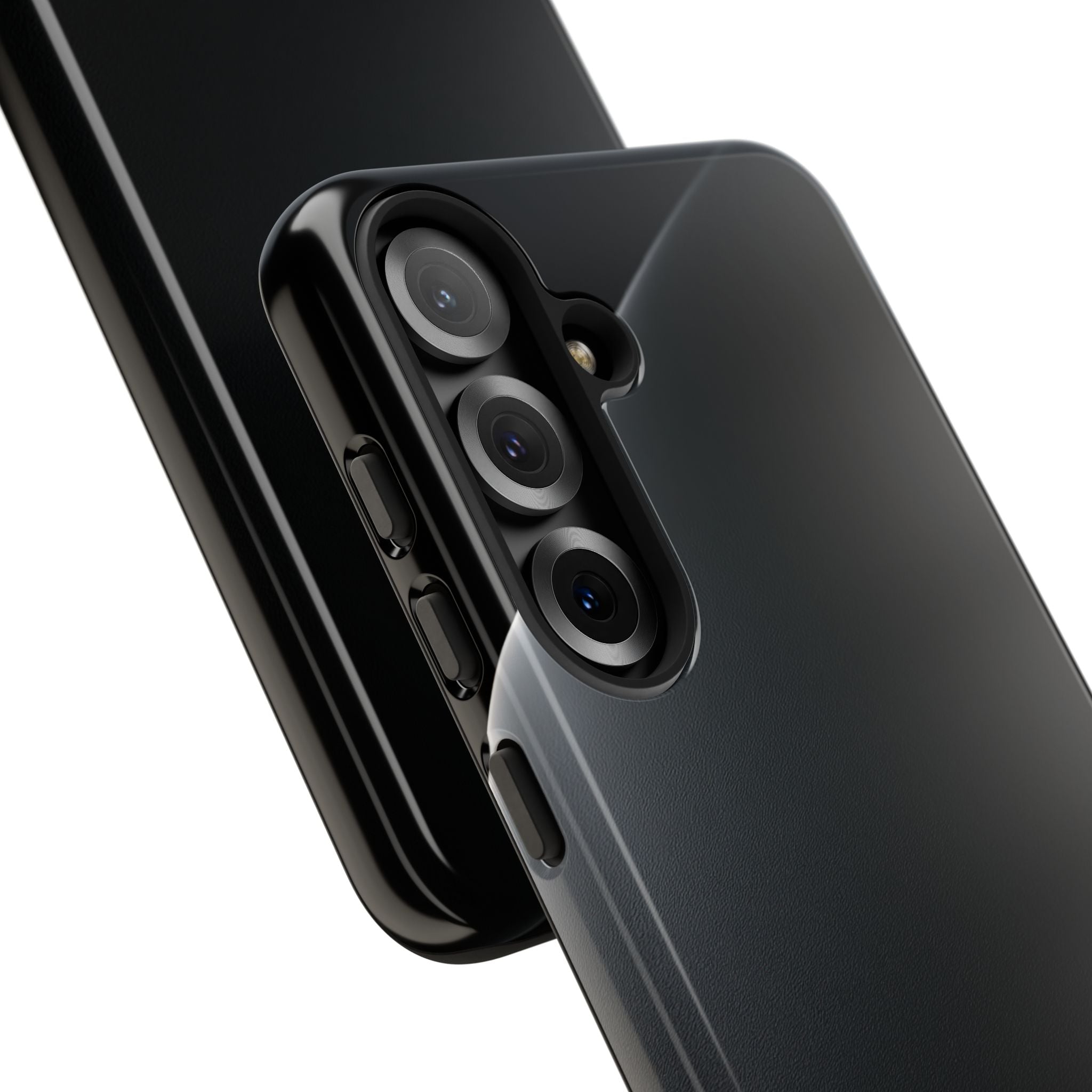 Black Tough Phone Case for Samsung - Obsidian Lunar Arch