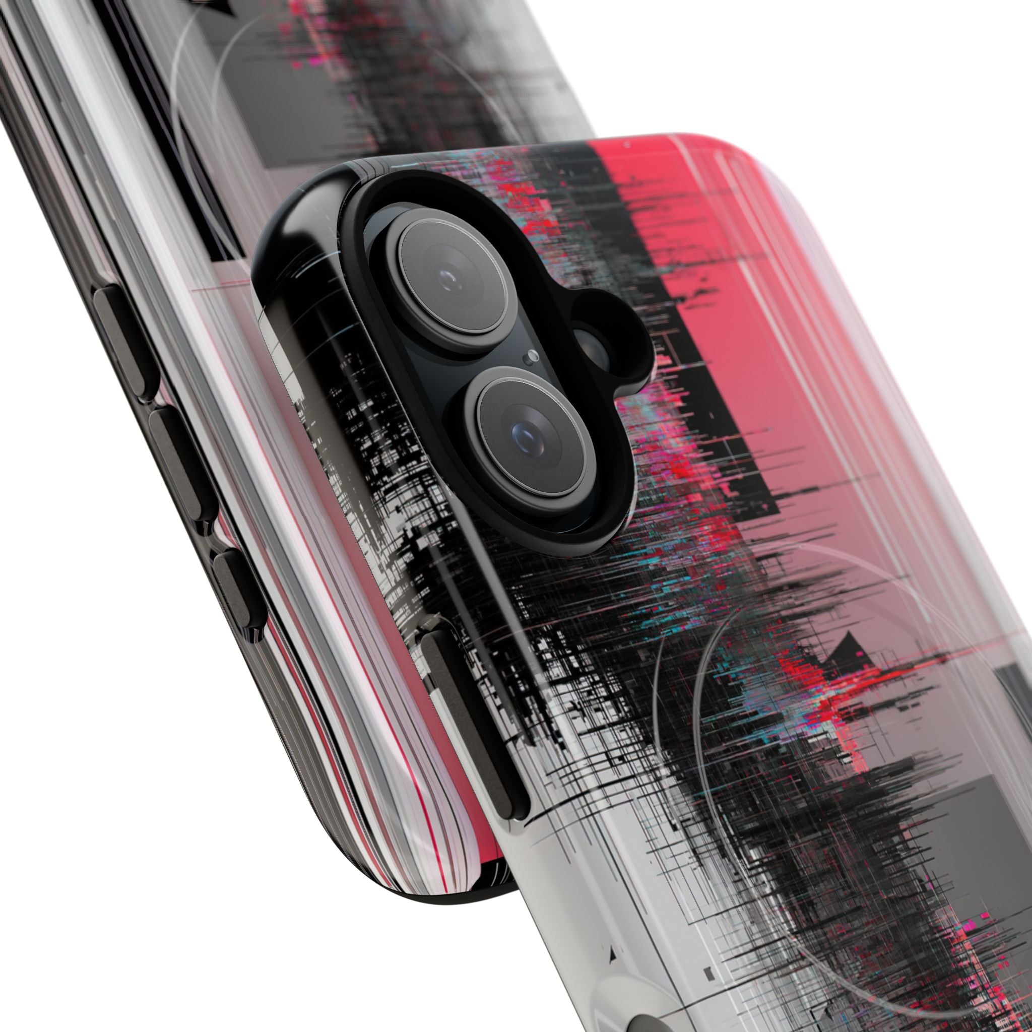 Black Tough 2.0 Magsafe Phone Case for iPhone - Crimson Data Leak