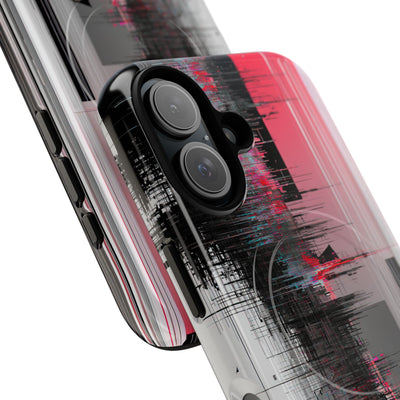 Black Tough 2.0 Magsafe Phone Case for iPhone - Crimson Data Leak