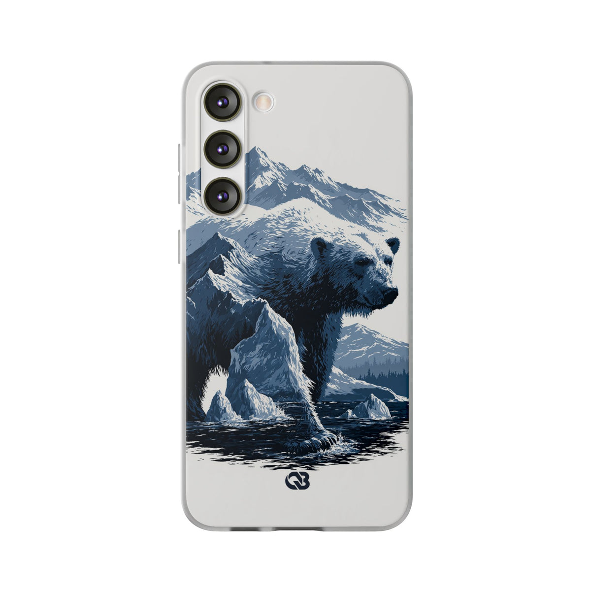 Fjord Summit Bear · Lite Phone Case for Samsung · Blue