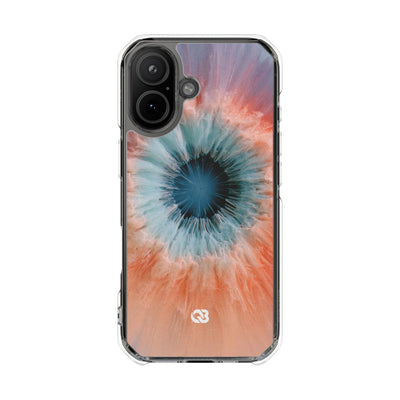 Radiant Aura Core · Clear Impact Magnetic Phone Case for iPhone · Orange