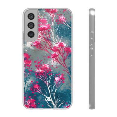 Cyber Blossom · Lite Phone Case for Samsung · Teal