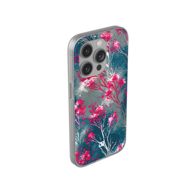 Cyber Blossom · Lite Phone Case for iPhone ·  Teal