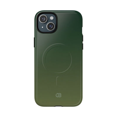 Green Tough 2.0 Magsafe Phone Case for iPhone - Shadow Moss Grain