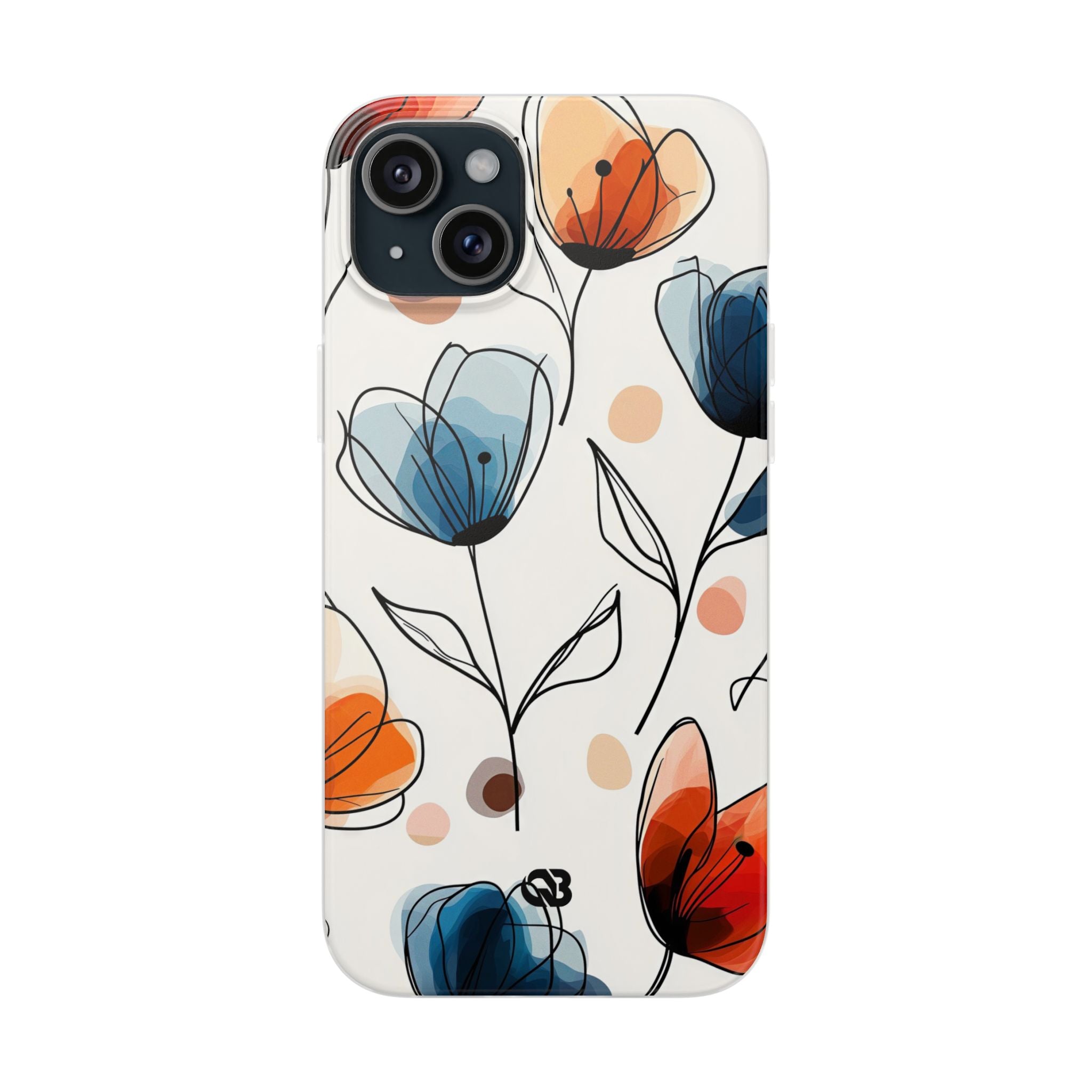 Ink Watercolor Tulips · Soft Handyhülle für iPhone