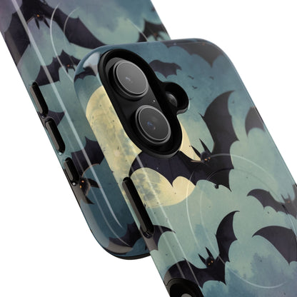 Glowing Bat Swarm iPhone 17 Case - Tough+ - CASE•BOB