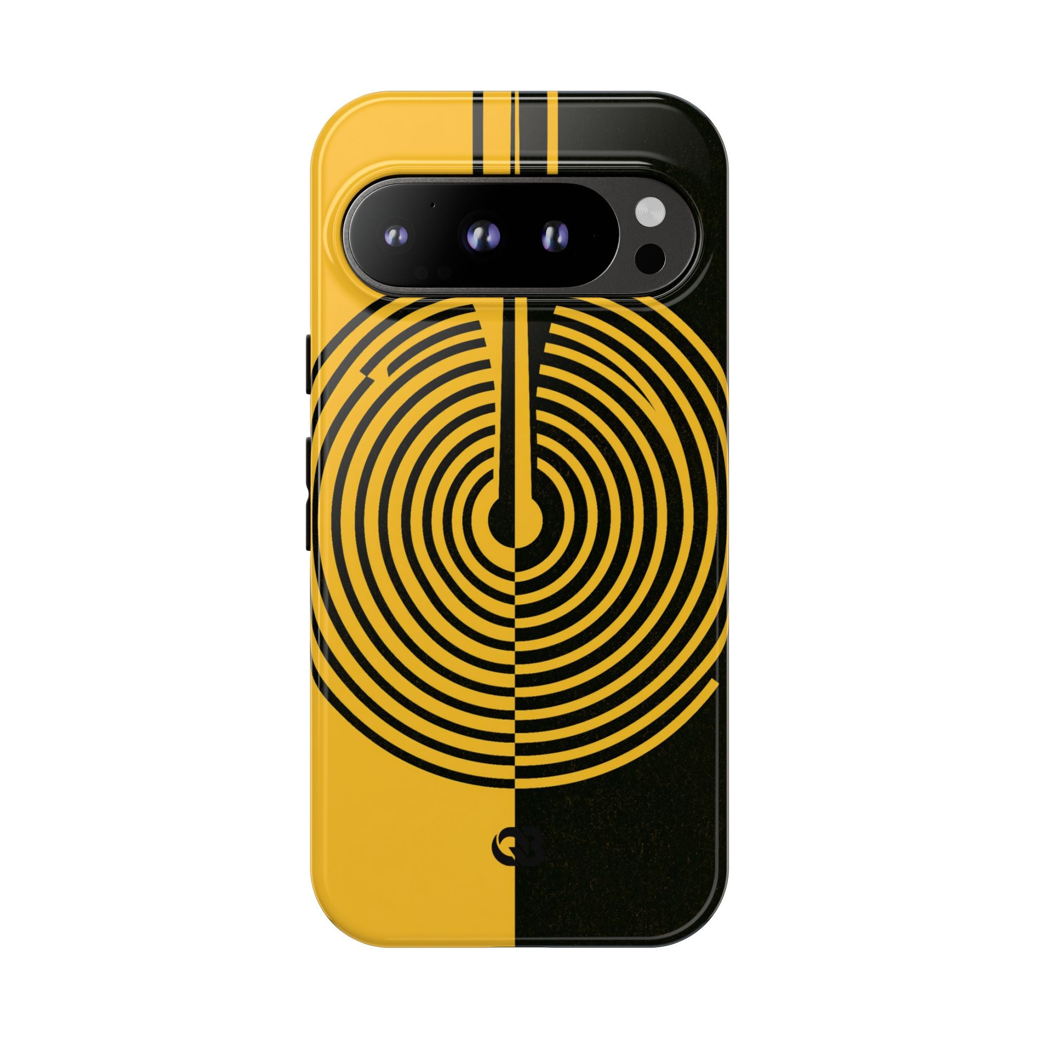 Yellow Tough Phone Case for Google Pixel - Voltage Sector Pulse