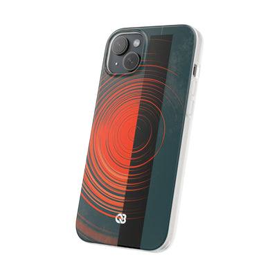 Teal Lite Phone Case for iPhone - Burnt Slate Radial