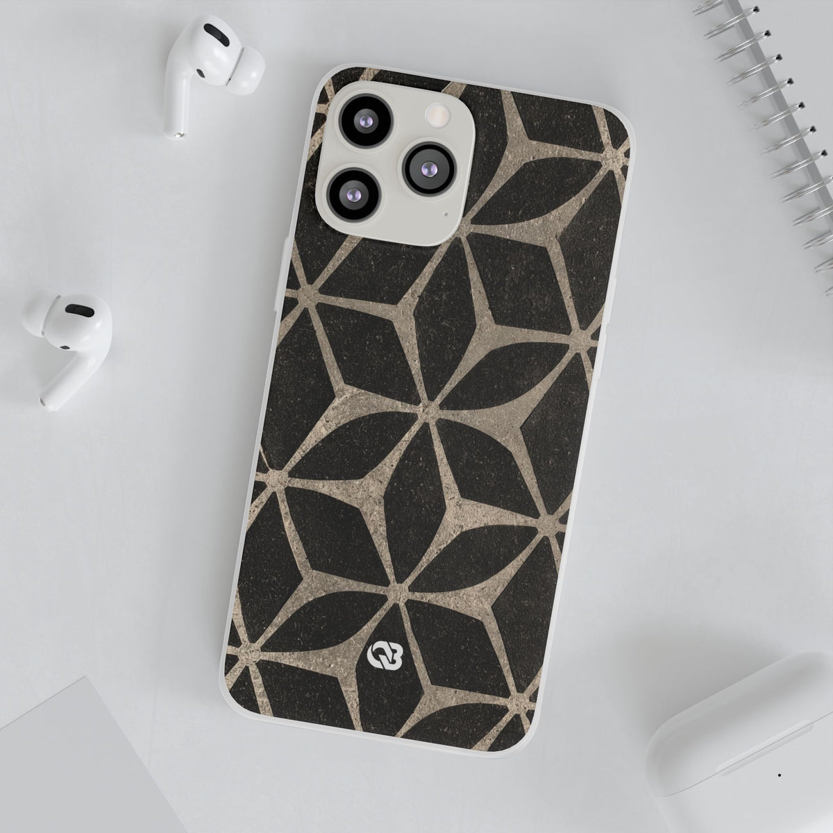 Concrete Mosaic Star · Lite Phone Case for iPhone ·  Black