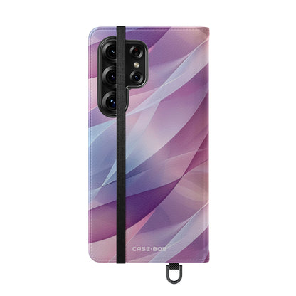 Pink Leafwave - Samsung S25 Ultra Case - Wallet