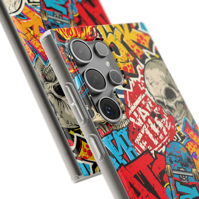 Skate Skull Riot · Lite Phone Case for Samsung · Red