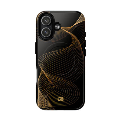 Gold Tough 2.0 Magsafe Phone Case for iPhone - Burnished Bronze Helix