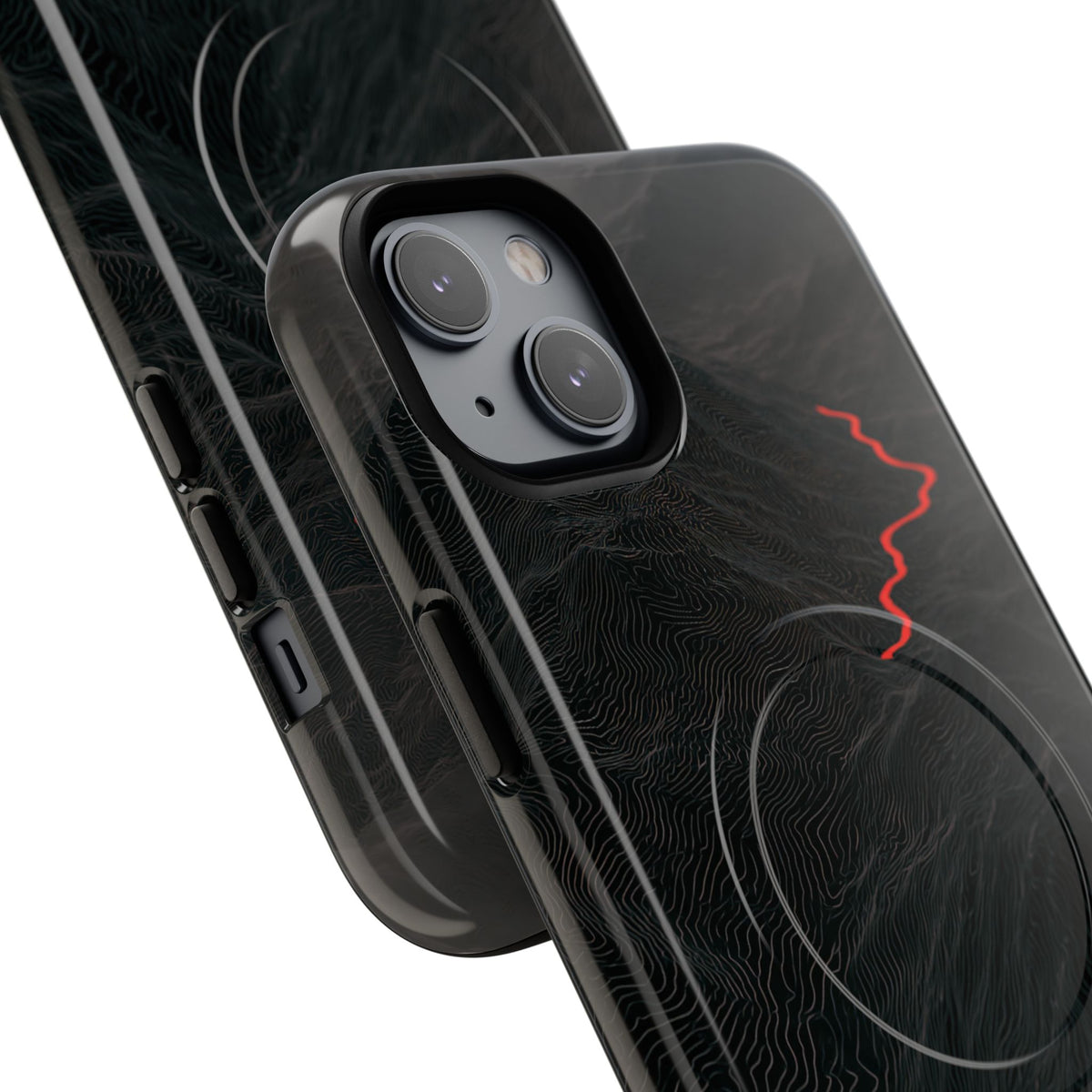 Crimson Ridge Pass · Tough 2.0 Magnetic Phone Case for iPhone · Black