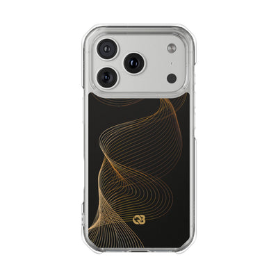 Gold Impact MagSafe Phone Case for iPhone - Burnished Bronze Helix