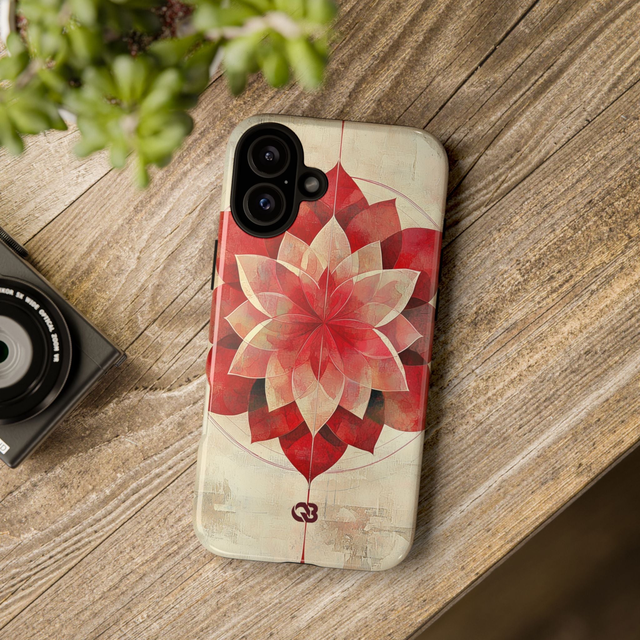 Crimson Petal Peak · Tough Phone Case for iPhone