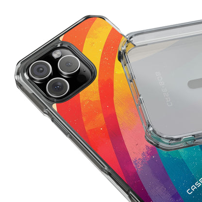 Kuvioitu sateenkaaren kaari iPhone 16 Pro Max - Impact suojakotelo