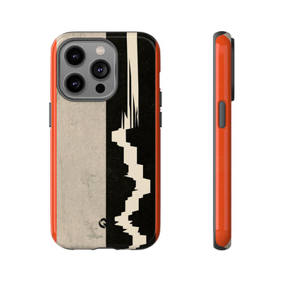 Orange Tough Phone Case for iPhone - Orange Monolith Rift