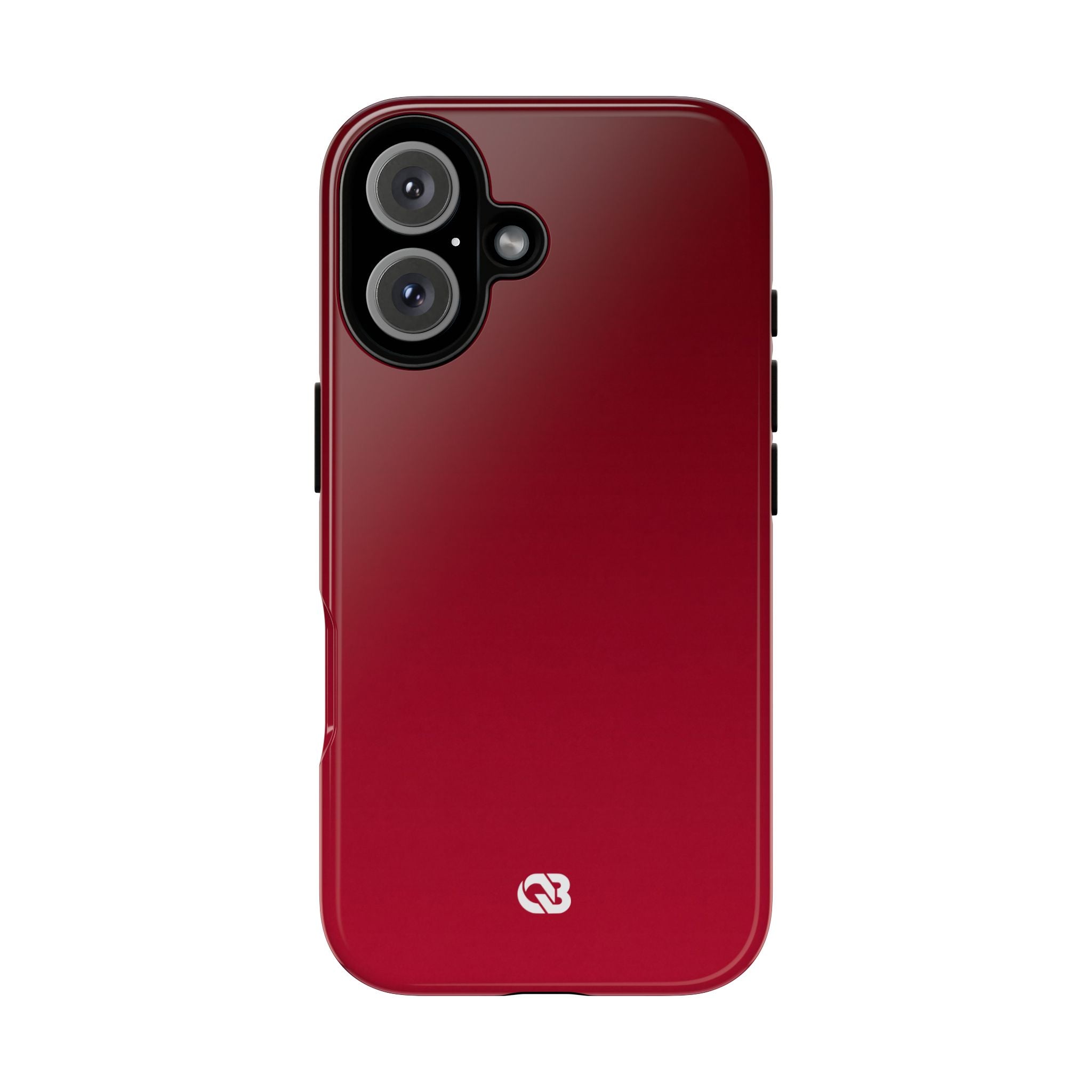Red Tough Phone Case for iPhone - Crimson Velvet Fade