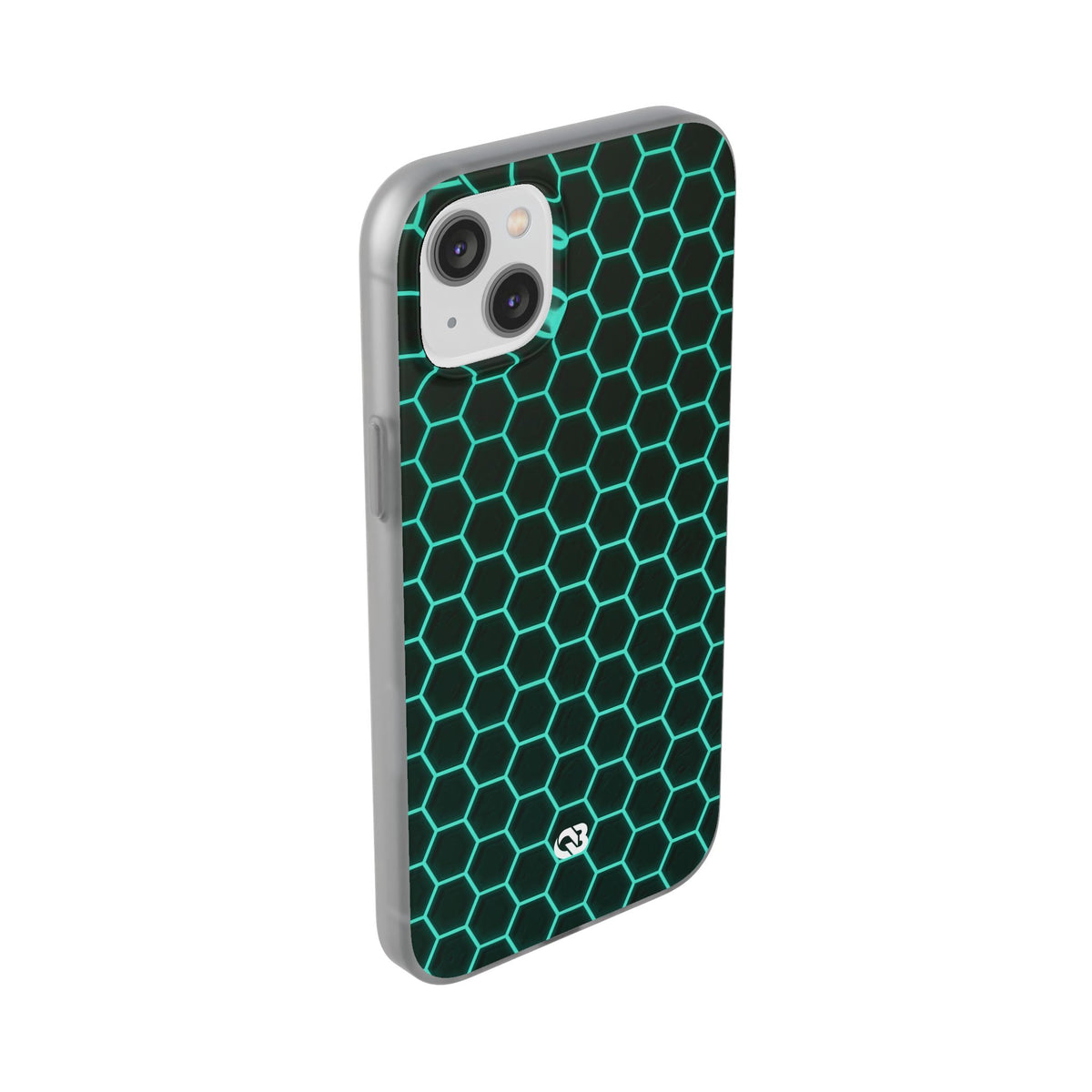 Neon Hex Spectrum · Lite Phone Case for iPhone ·  Teal