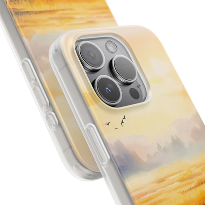 Leuchtender Sonnenaufgang iPhone 15 Pro Case - Soft