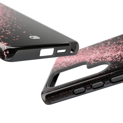Rose Digital Cascade · Tough Phone Case for Samsung · Pink