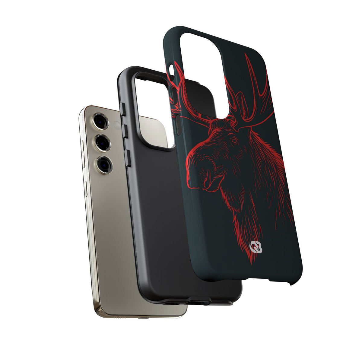 Nordic Elk · Tough Phone Case for Samsung · Black