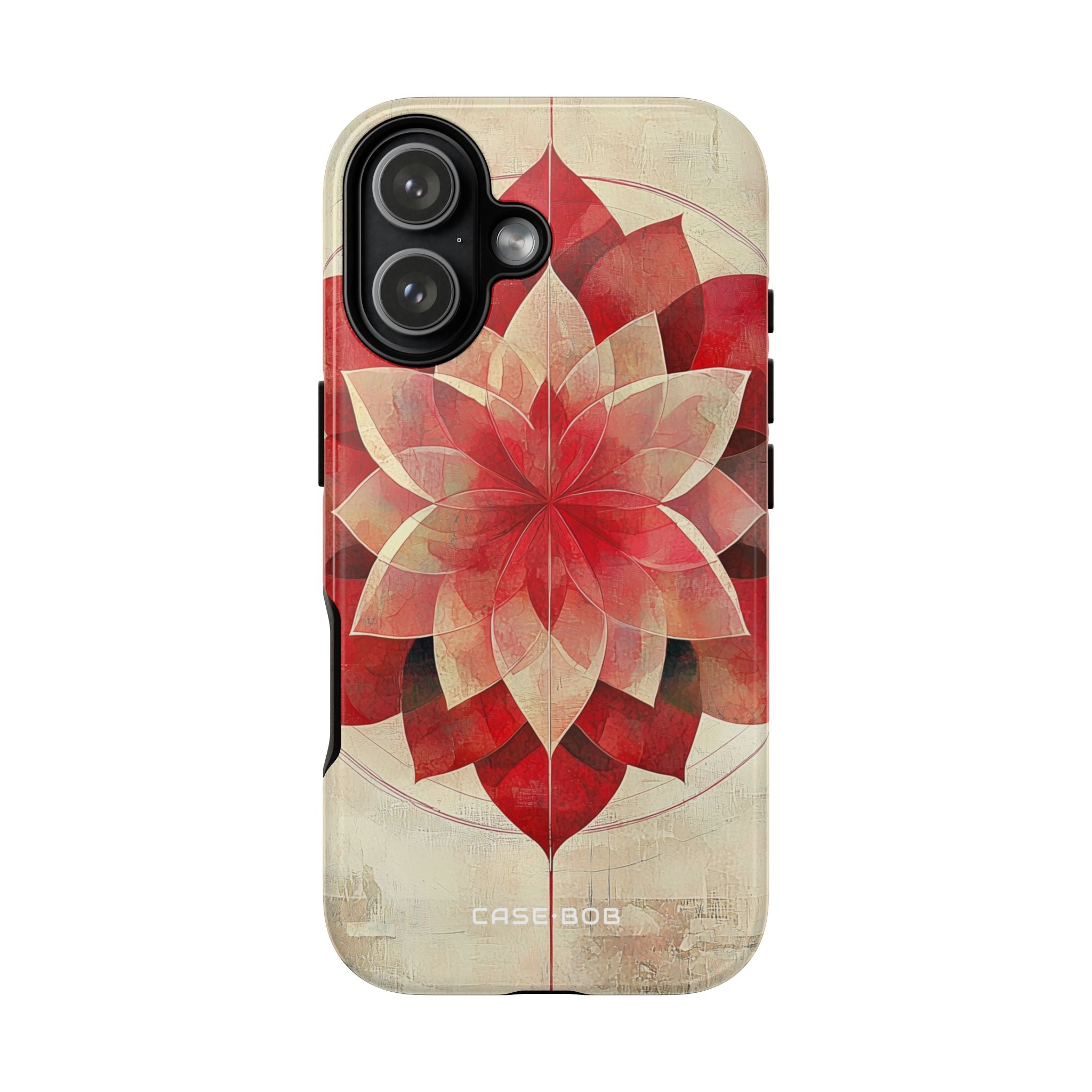 Crimson Bloom iPhone 17 Case - Tough - CASE•BOB