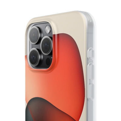 Translucent Crimson Form · Lite Phone Case for iPhone ·  Red