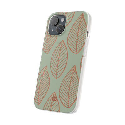 Sage Earth Leaves · Soft Phone Case for iPhone