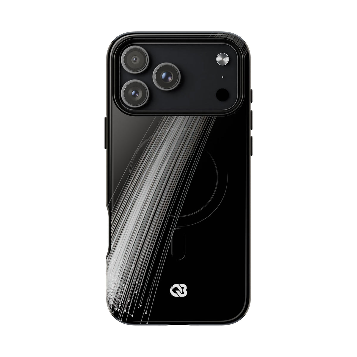 Kinetic Ray Convergence · Tough 2.0 Magnetic Phone Case for iPhone · Black