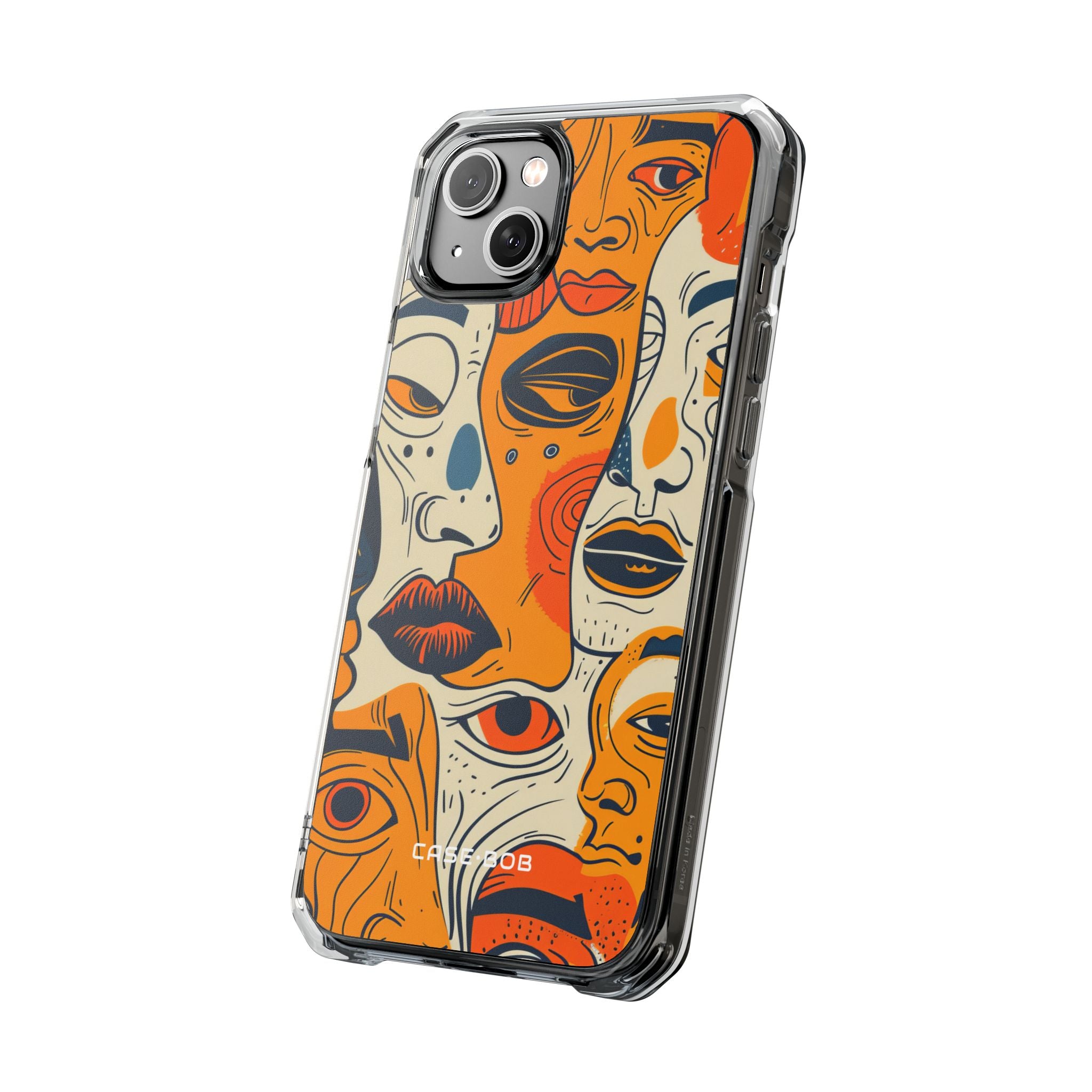 Tangled Faces Sunset iPhone 14 Plus Case - Impact