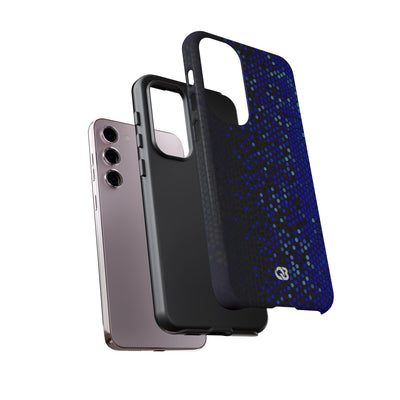 Cobalt Hex Dispersion · Tough Phone Case for Samsung · Blue