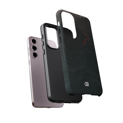 Crimson Ridge Pass · Tough Phone Case for Samsung · Black