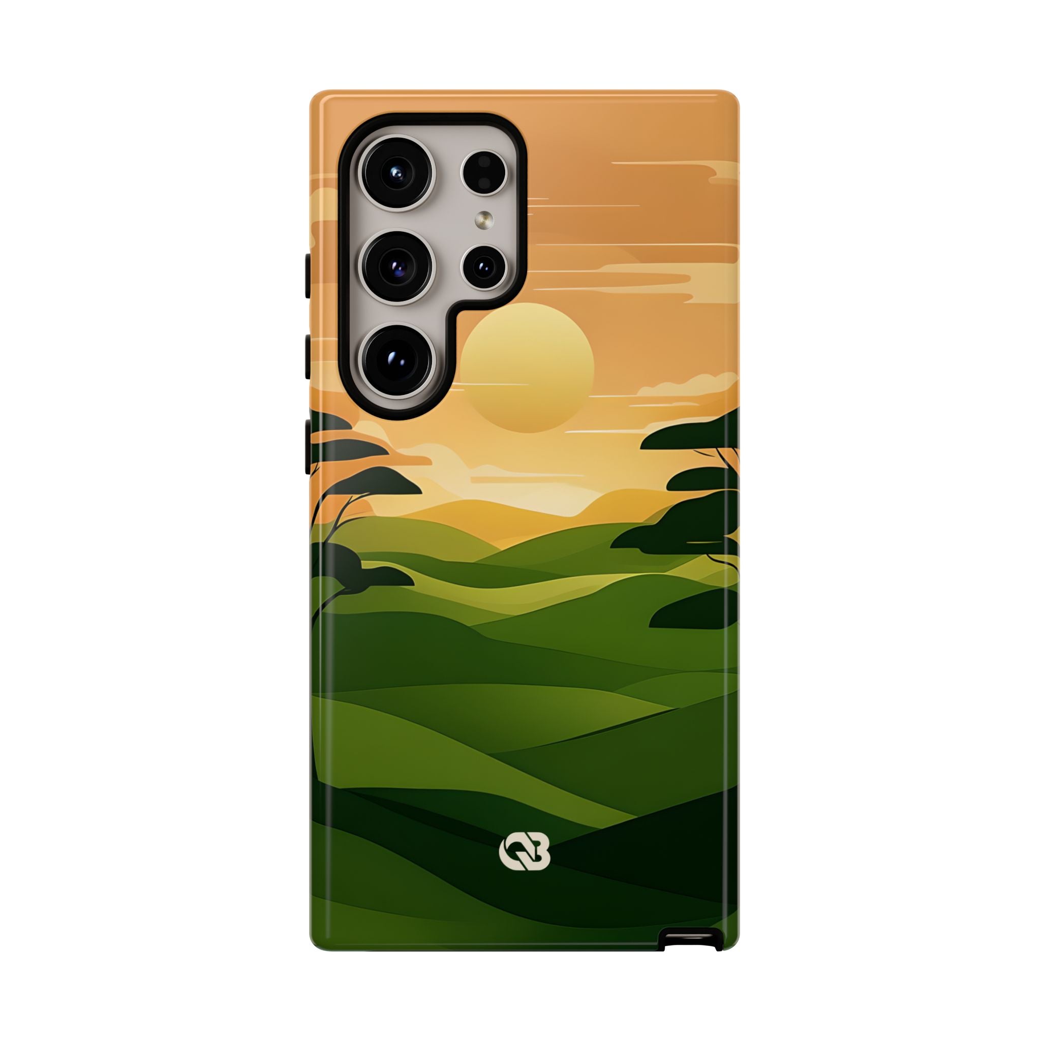 Verdant Horizon Sun · Tough Coque de téléphone pour Samsung