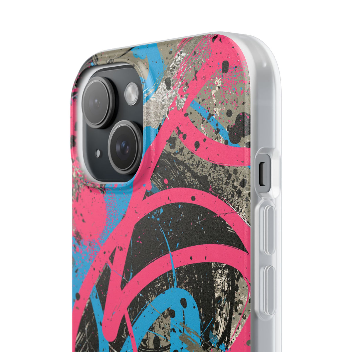 Cyber Splatter Flow · Lite Phone Case for iPhone ·  Pink