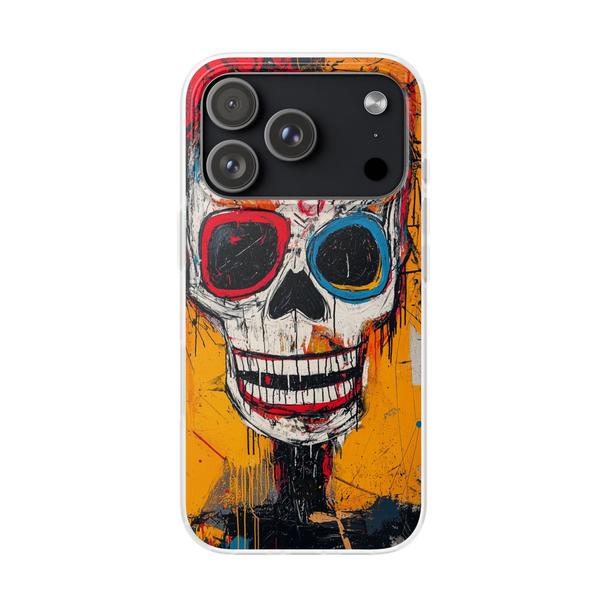 Vivid Graffiti Skull · Soft Custodia per iPhone