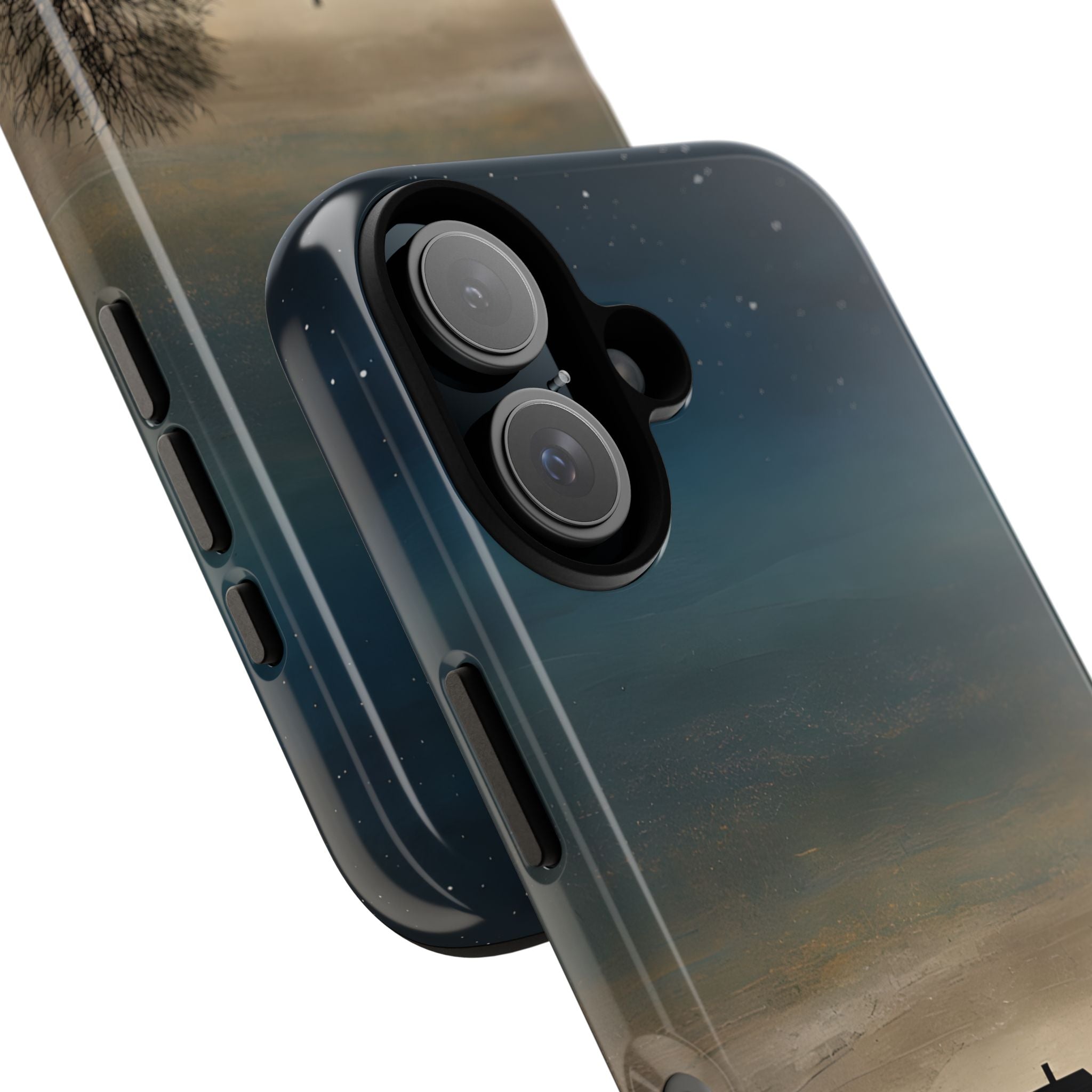 Midnight Cabin Glow · Tough Hoesje voor iPhone