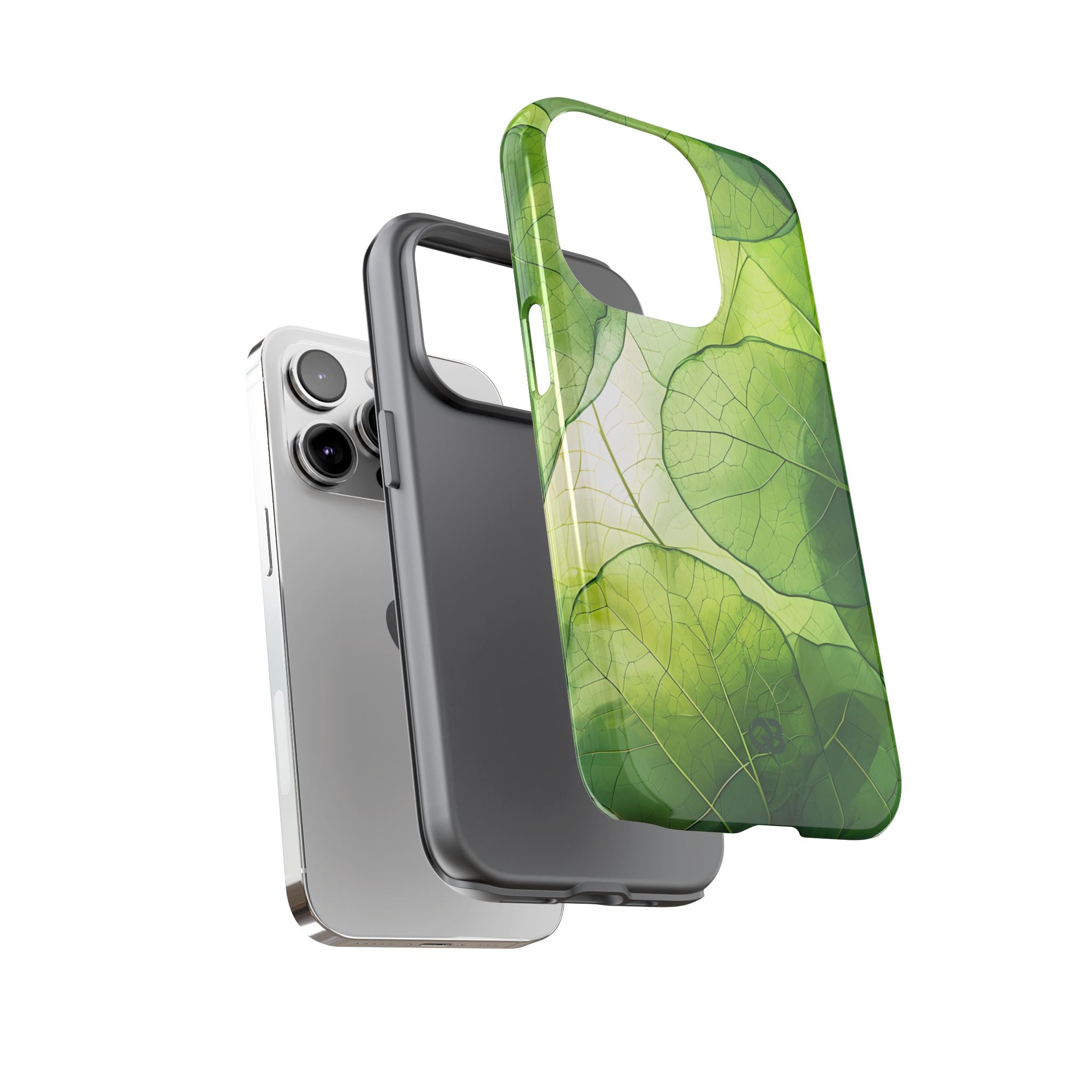 Emerald Leaf Veins · Tough Phone Case for iPhone