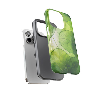 Emerald Leaf Veins · Tough Phone Case for iPhone