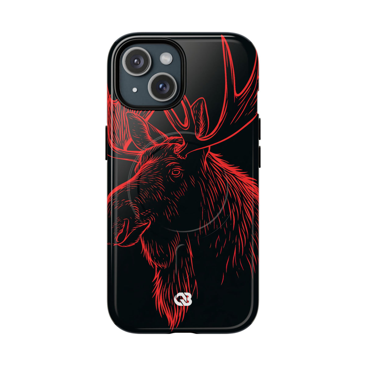 Nordic Elk · Tough 2.0 Magnetic Phone Case for iPhone · Black