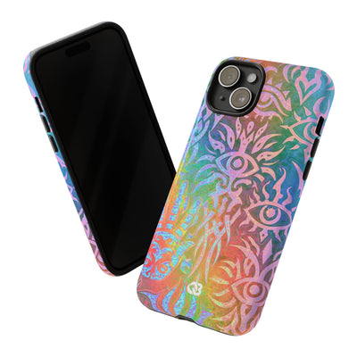 Chromatic Mystic Sigil · Tough Phone Case for iPhone · Blue