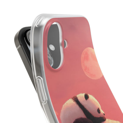 Panda Moonbeam iPhone 16 Case - Soft