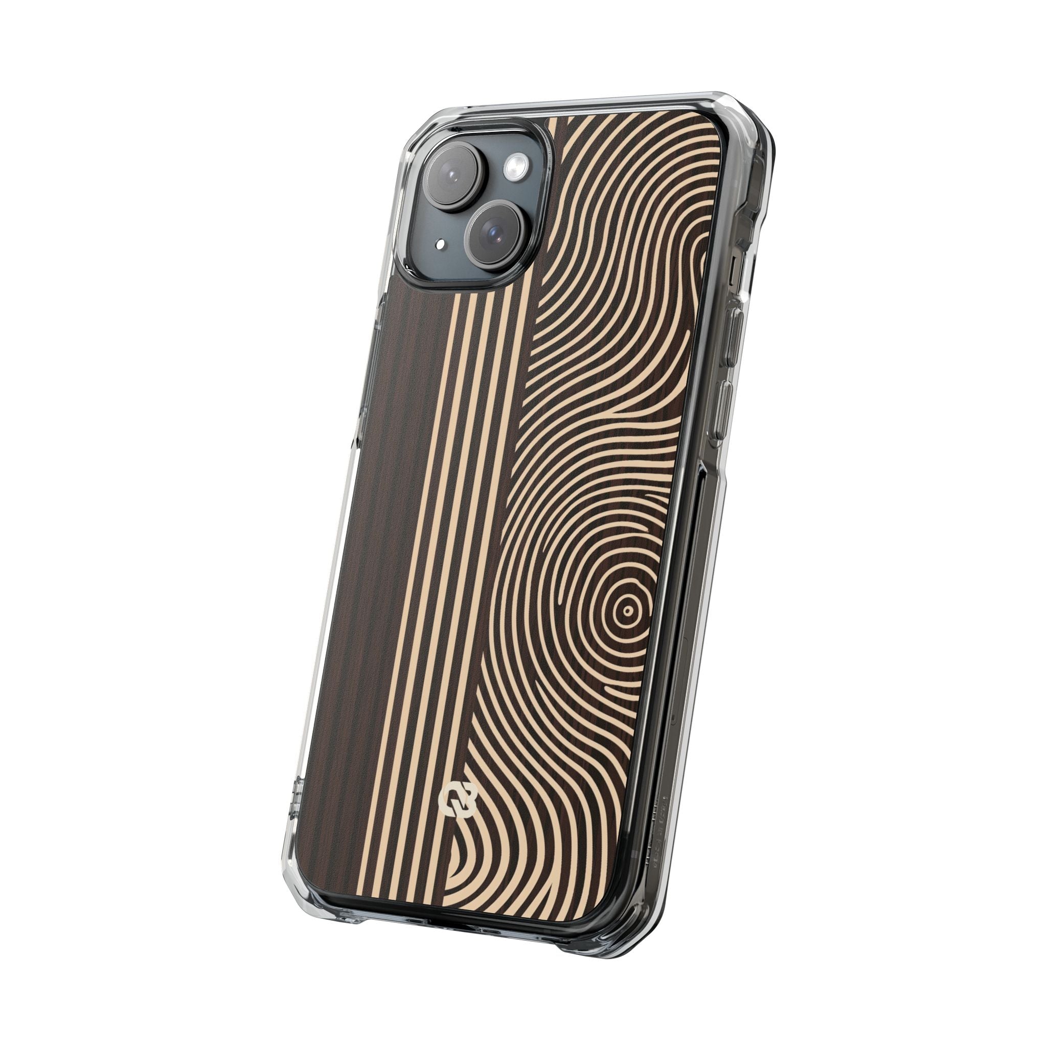 Brown Impact MagSafe Phone Case for iPhone - Espresso Sand Ridge
