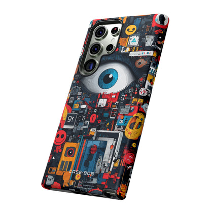 Digital Eye Blue Samsung S23 Ultra Case - Tough
