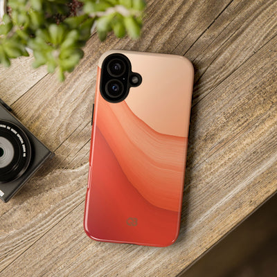 Terracotta Flow · Tough Phone Case for iPhone · Orange
